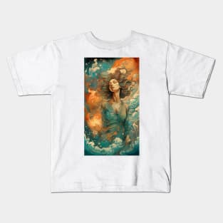 Sunset of cosmic ocean 3 Kids T-Shirt